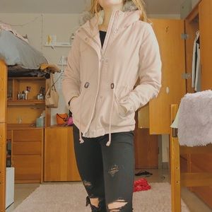 Pink winter jacket